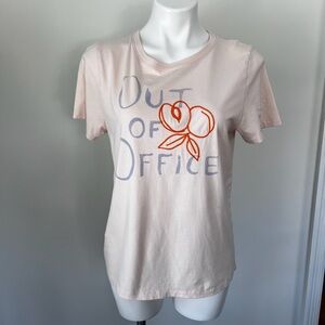 J.Crew Out Of Office Graphic Tee Shirt